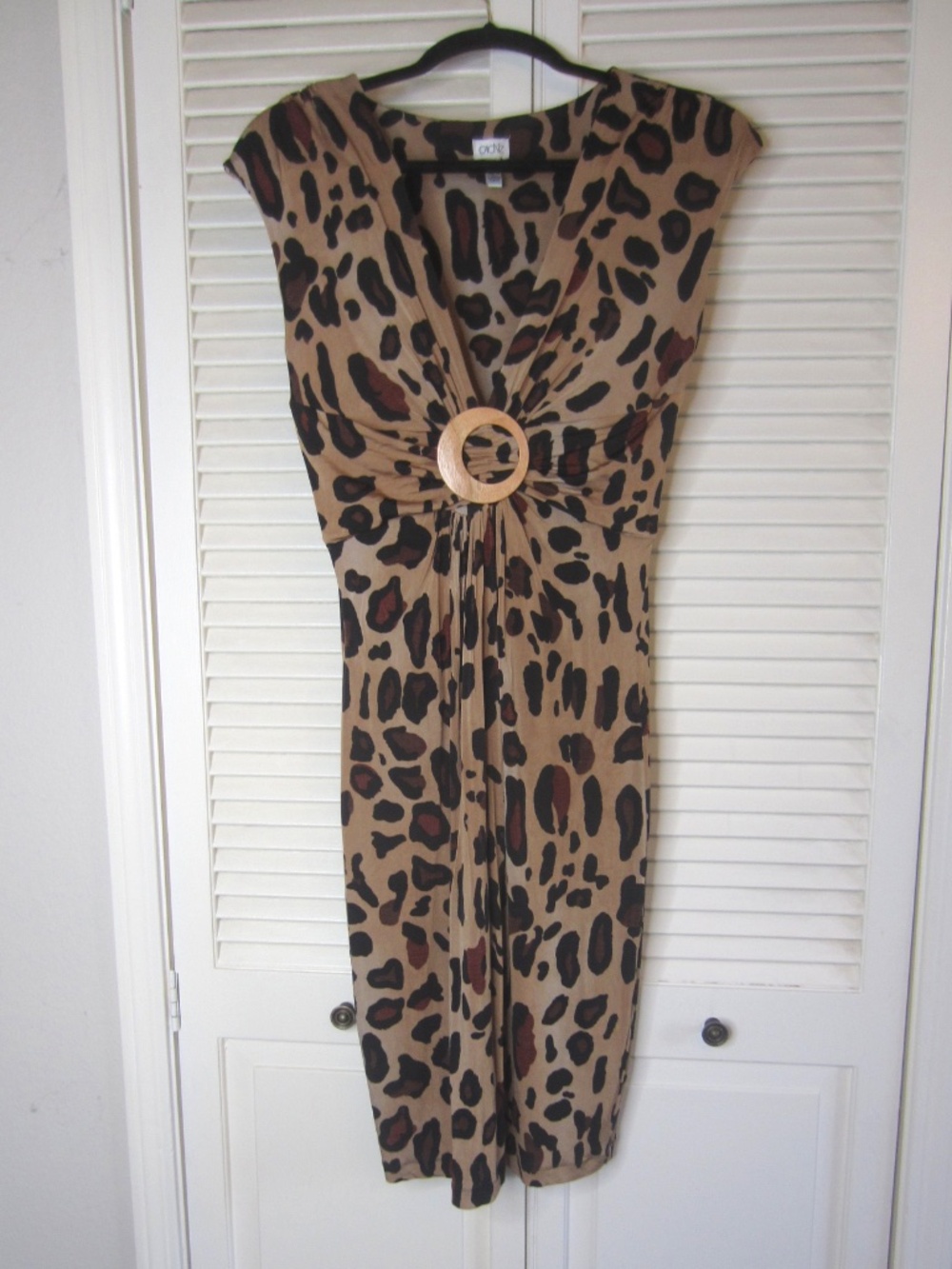 Cache Animal Print cocktail dress - Size 10 - Picture 2 of 6
